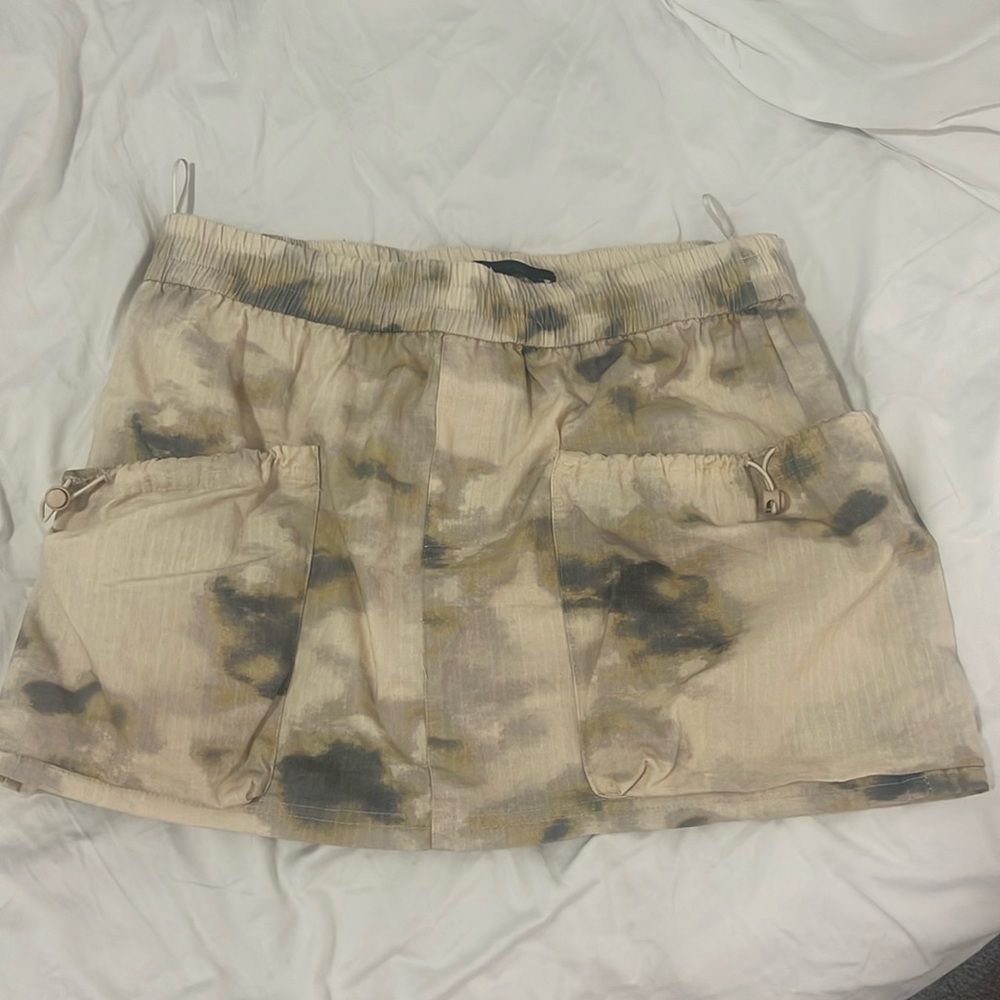 Zara cargo mini skirt size large